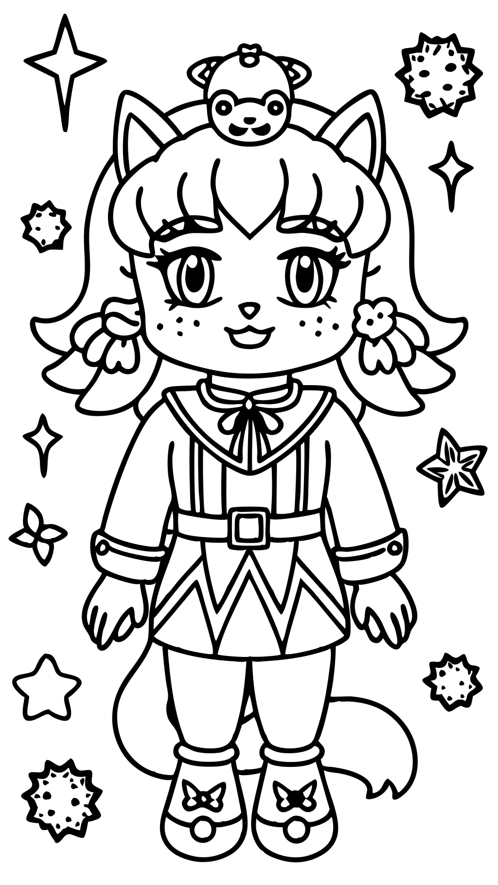 gacha coloring pages